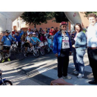 Mitadiel, Pastor y García, la pasada edición del Día de la Bici, que congregó a mil aficionados.