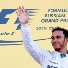 Lewis Hamilton se convierte en el primer piloto que logra la victoria en el Gran Premio de Rusia.