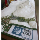 Maqueta del proyecto de Esquí Golf Resort en la estación de San Isidro.