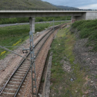 Obras del AVE a su paso por Peredilla