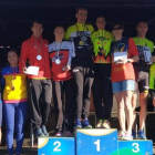 Guillermo en lo alto del podio tras imponerse en el Autonómico de Duatlón Sprint. TRIATLÓN CASTILLA Y LEÓN