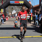 El paso por la zona de la bocamina fue de lo más espectacular de la carrera de montaña.