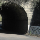 El túnel de Cubillos hacia el pantano. L. DE LA MATA