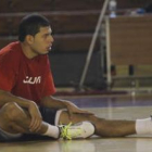 El dominicano Manny Quezada, en uno de los últimos entrenamiento de Baloncesto León.