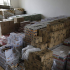 Alubias, garbanzos, leche y frutas en conserva beneficiaron a 900 personas del municipio. RAMIRO