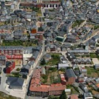 Una vista aérea de archivo del casco urbano de Bembibre, el más favorecido por el proyecto.