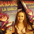 Marina Miguélez Vázquez, ayer en el Citba, para presentarse como la Musa 28 del Carnaval. JESÚS F. SALVADORES