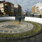 La plaza de Santa Bárbara, en la que tendrá lugar la feria.