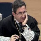 El fiscal jefe de la Audiencia Nacional, Javier Zaragoza, durante la celebración del juicio