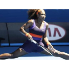 Serena Williams, en el partido ante Stephens.