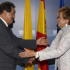 El vicepresidente de Colombia y su homóloga De la Vega abordaron el terrorismo.