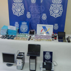 Detalle de los objetos incautados en la Operación Bernesga.