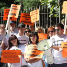 Las protestas de los voluntarios se han repetido a lo largo de las últimas semanas.