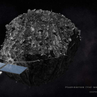 Imagen digital de un prototipo de nave para agarrar asteroides en el futuro.