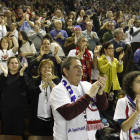 Todo el Palacio terminó puesto en pie para aplaudir la entrega y compromiso del equipo.