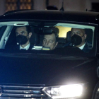 Mario Draghi, ayer, a su llegada al palacio del Quirinal. ANGELA CORCONNI