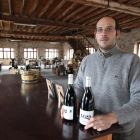 Alberto Ledo,en la plantanoble de laconservera familiar ahora convertidaen espaciode usosocial para la bodega.
