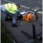 Imagen de archivo de uno de los últimos accidentes de moto
