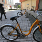 Una de las bicicletas del servicio de préstamo actual