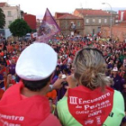 Una imagen del encuentro de peñas de La Bañeza el año pasado.