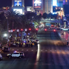 Tráfico cortado en la famosa avenida Strip de Las Vegas tras producirse un atropello en el que ha muerto una persona y al menos 35 han resultado heridas.