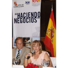 Lombardi, ministro de Cultura de Buenos Aires, con Isabel Carrasco.