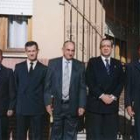 Los miembros de la corporación municipal de Regueras de Arriba