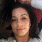 Eva Longoria, en el selfi sin maquillaje que ha compartido con sus fans en Instagram.