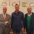 Manuel García, Rubén Calvo y Luis Macías presentaron el torneo.
