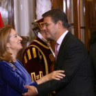 El ministro de Justicia, Rafael Catalá, en la celebración del 39 aniversario de la Constitución.
