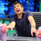 Imagen de Pablo Motos, conductor de «El hormiguero», con Trancas y Barrancas.