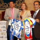 Juan José Ortiz durante la presentación de la ronda ciclista