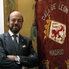 Diego García Paz, que ha dado un impulso a la Casa de León en Madrid, en las instalaciones de la Calle del Pez, mítico lugar de reunión de la diáspora leonesa.