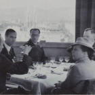 Brindis nazi con Goebels y Vivanco en 1941