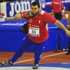 Daniel Pardo se colgó la medalla de plata en el concurso de lanzamiento de peso. DL