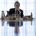 Mariano Rajoy durante el Consejo de Ministros extraordinario del pasado día 7 de septiembre convocado para recurrir la ley del referéndum