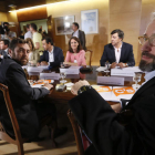 Los equipos negociadores del PP y Ciudadanos continúan con sus conversaciones. F. ALVARADO