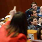 Mañueco e Igea en la pregunta de Ana Sánchez (PSOE).