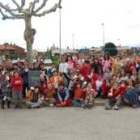 Un amplio grupo de estudiantes del Gadañón participaron en el día del bocadillo solidario