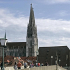 La catedral de la ciudad de Ratisbona, Regensburg en alemán.