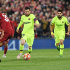 El Liverpool humilló en Anfield al Barcelona, que dejo escapar la ventaja de tres goles que consiguió en la ida. NEIL HALL
