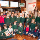 Los niñós de 2º de primaria, en la Sala de Bolsa de Andband.