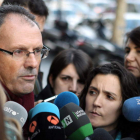 El abogado de Iñaki Urdangarín, Mario Pascual Vives, atiende a los medios de comunicación.
