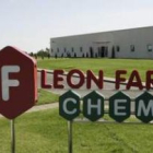 Las instalaciones de León Farma en el polígono industrial de Navatejera.
