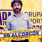 Emilio Vega, natural de Bembibre, ya es el nuevo director deportivo del Alcorcón, después de que el vicepresidente de la Cultural, Iván Bravo, comprara el club. AD ALCORCÓN