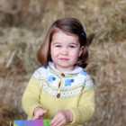 La casa real británica ha distribuido una nueva foto de Carlota, la hermana del príncipe Jorge, con motivo de su segundo cumpleaños.