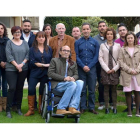 La mayoría de los integrantes de la candidatura del PP, que encabeza Pedro Rancho.