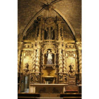 Retablo barroco de la capilla de Santo Martino.