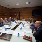 Reunión, ayer, del Consejo Agrario en Valladolid.