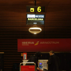 El Aeropuerto de León, ayer